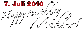 Gustav Mahler 150. Geburtstag