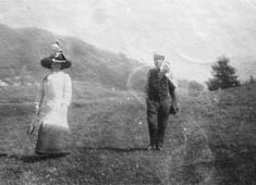 Alma and Gustav Mahler in Toblach