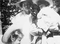 Alma with Gustav Mahler and their daughters