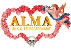 Alma im k.k. Post- und Telegrafenamt