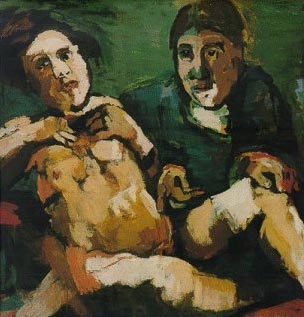 Kokoschka Selbstbildnis mit Puppe