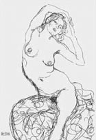 Gustav Klimt weiblicher Akt